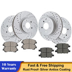 Drilled Rotors + Brake Pads for Nissan Maxima (2009–2014, 2016–2018)