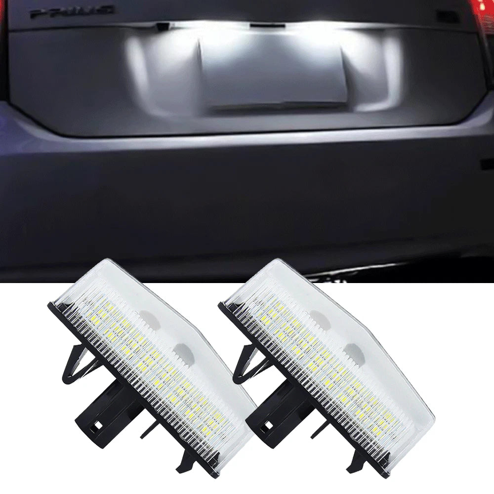 2X LED License Plate Light Rear Tag Lamp Assembly for Toyota Venza (2009–2013)
