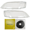 2X Front Headlight Lens Housing + Glue for Mitsubishi Lancer Evo 9 (2003–2007)