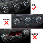 Blue AC Switch Control Knob Ring for Kia Cerato K3 Forte (2017-2018)