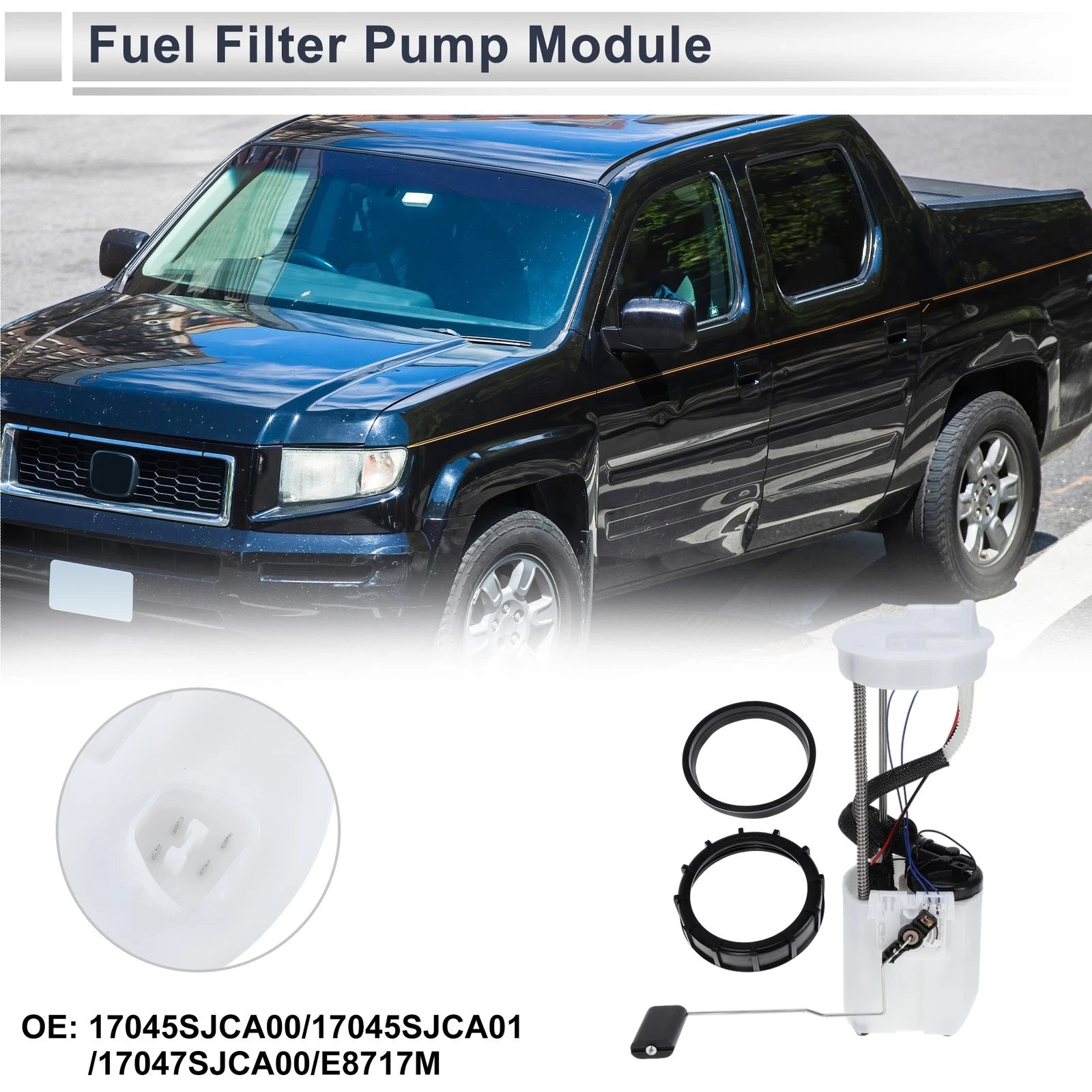 Fuel Pump Assembly for Honda Ridgeline (2006–2014) V6 3.5L No. 17045SJCA00