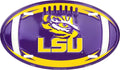 LSU Tigers Oval Football License Plate for Car Truck (Metal)