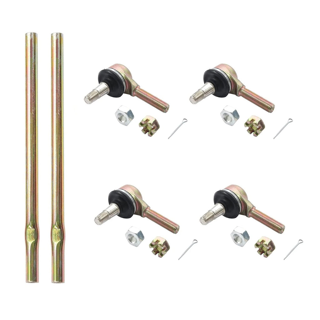 2 Tie Rods with End Kit for Yamaha Banshee 350 (1987–2006) Ball Joint Set