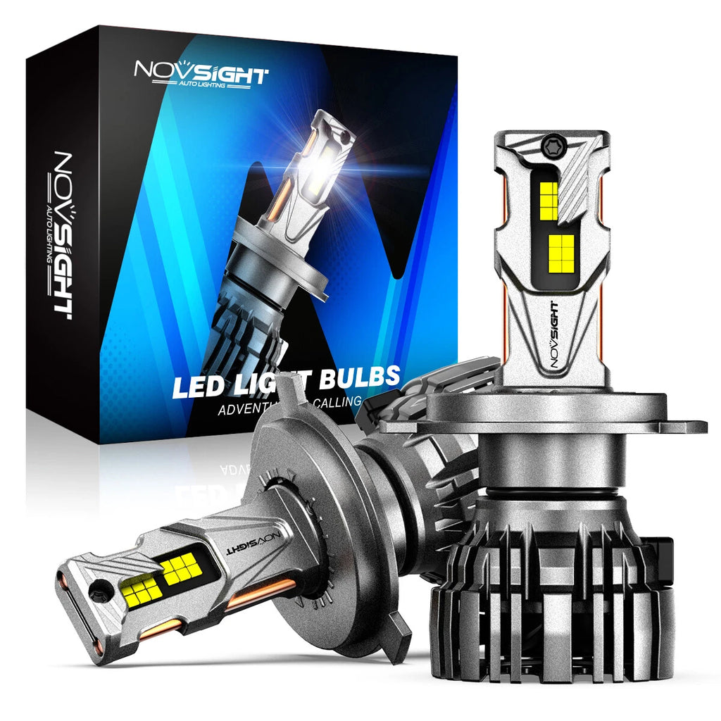 2X H4 9003 LED Headlights Conversion Kit 30000LM 6500K for
