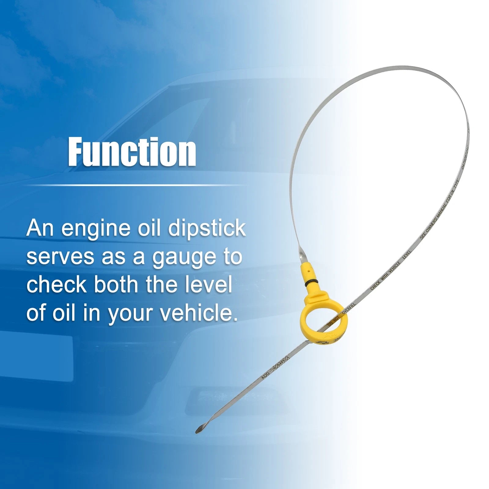 Engine Oil Dipstick for Dodge Charger R/T 5.7L V8 (2006) No. 04792872AC