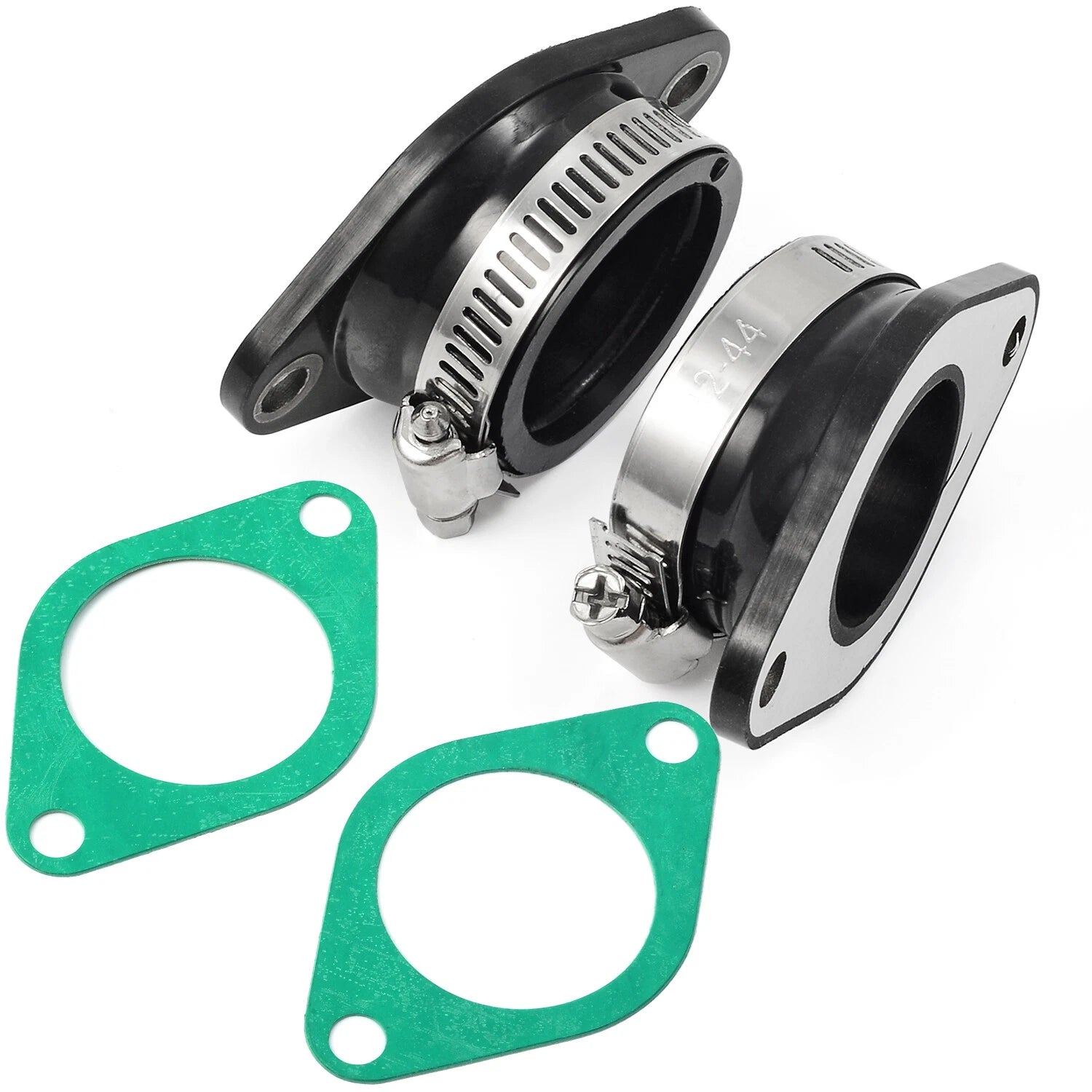 2Pcs Carburetor Intake Manifold Boot for Honda CB350 Super Sport (1968–1973)
