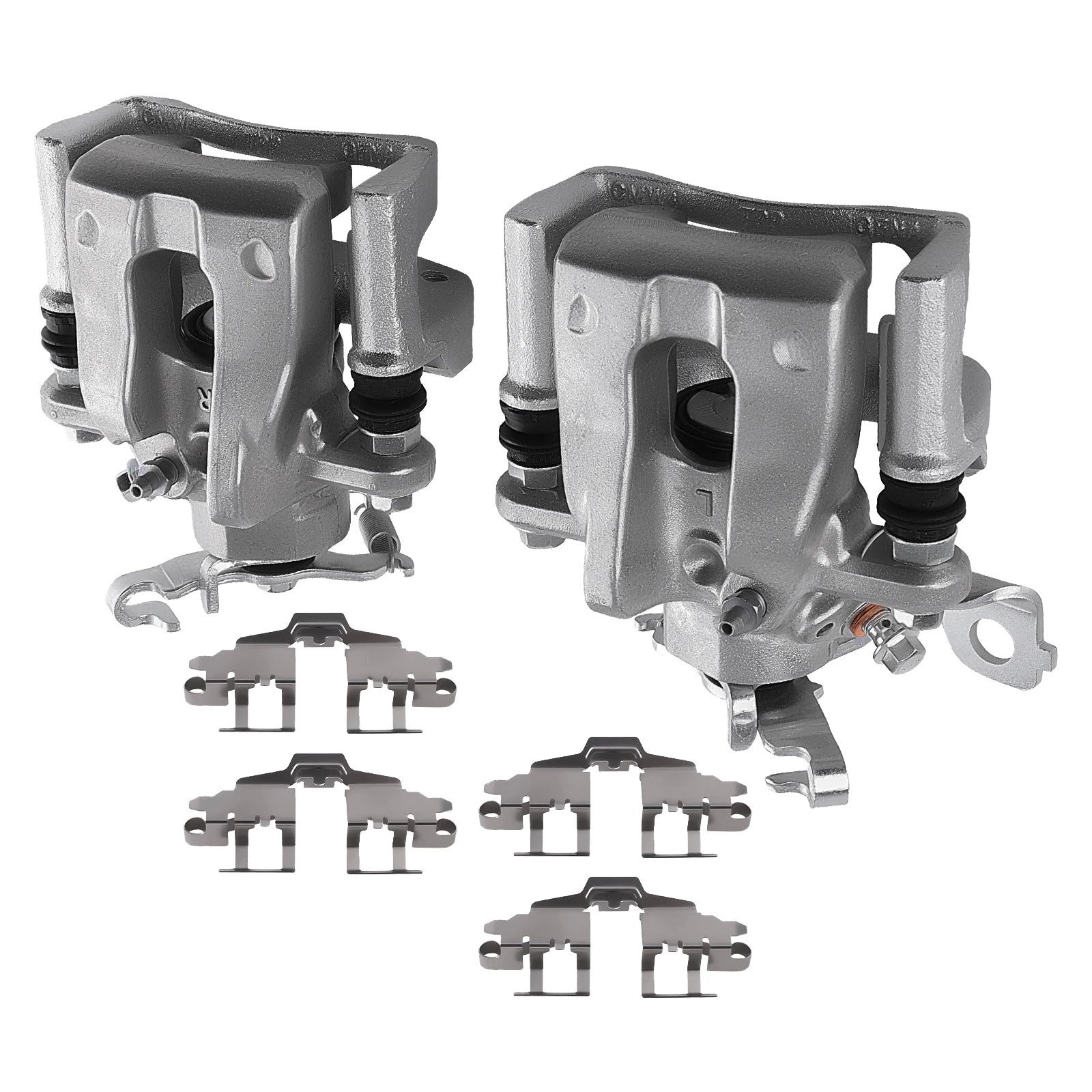 2X Rear Brake Calipers with Bracket for Pontiac Vibe L4 1.8L (2009–2010) 19B3797