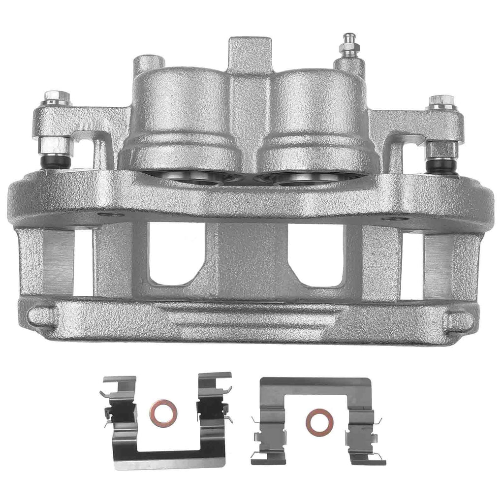 Pair Front Brake Caliper with Bracket for Chevy Impala (2012-2013)