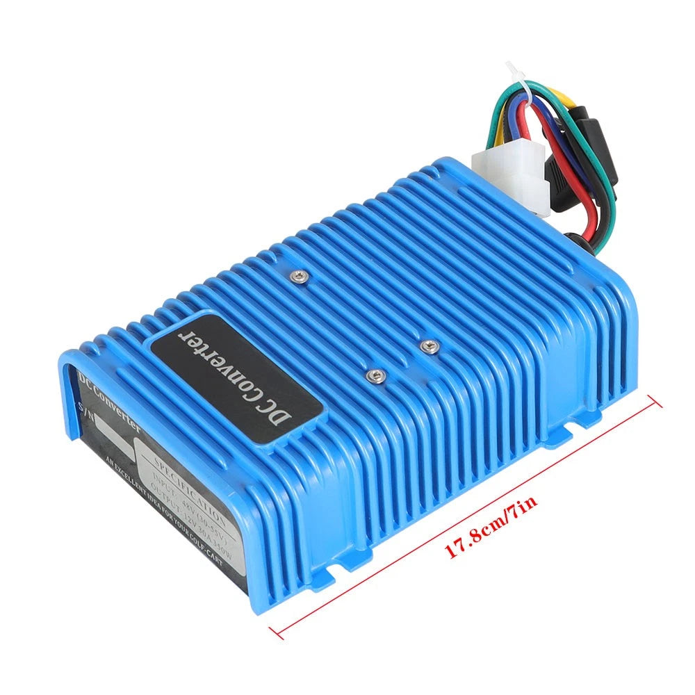 Voltage Reducer for Golf Cart (30-55V to 12V)