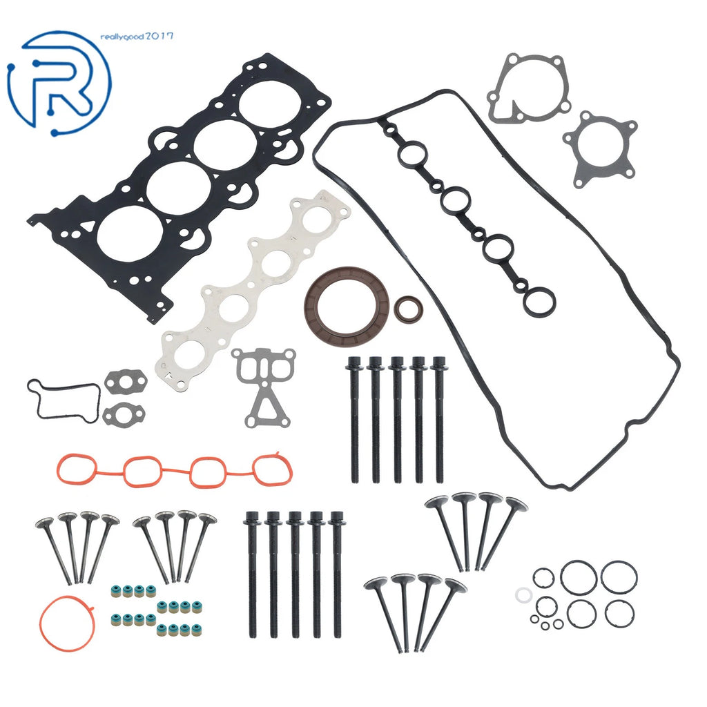 Head Gasket Kit w/ Bolts for Hyundai Veloster, Accent, KIA Rio, Soul (1.6L)