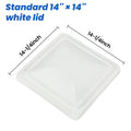 3 Pack RV Roof Vent Cover Lid for Ventline Camper Trailer (14" x 14")