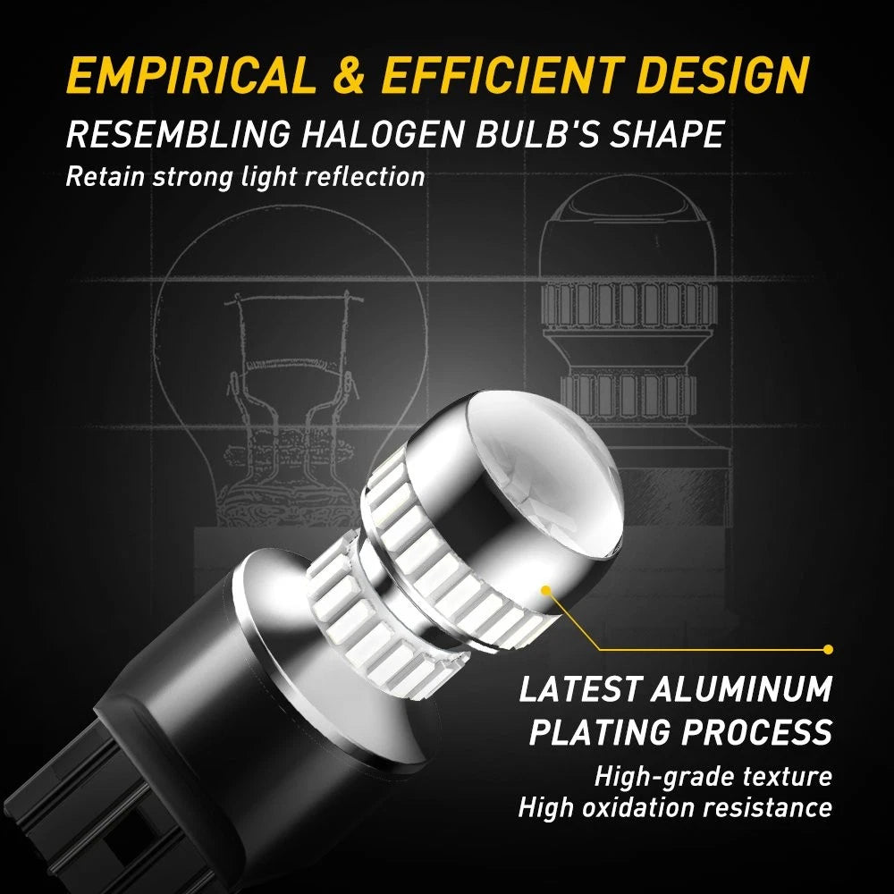 Set of 2 LED Rear Brake Tail Light Bulbs for Make Model