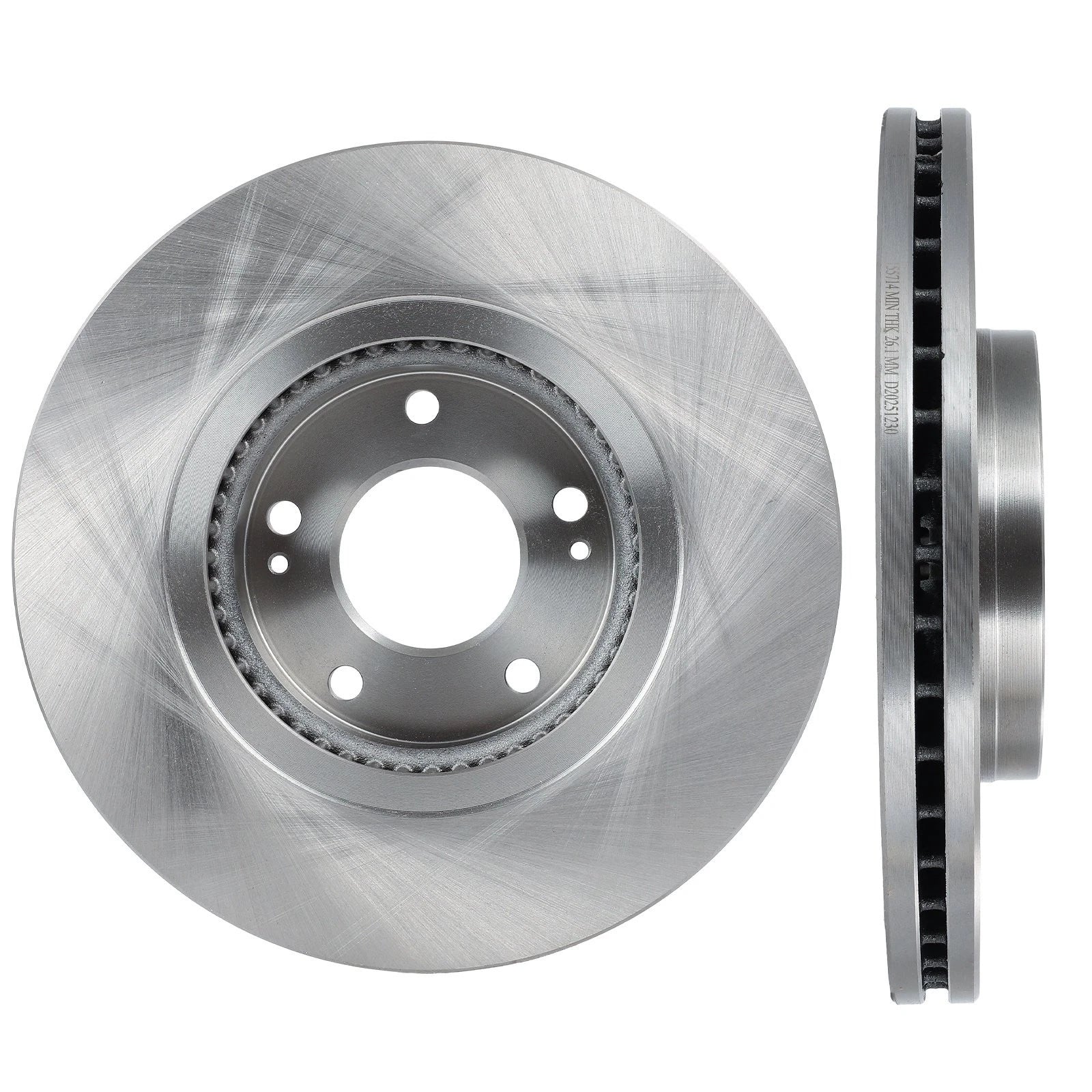 Front Disc Brake Rotors Vented for Hyundai Santa Fe (2011–2013) Kia Sorento