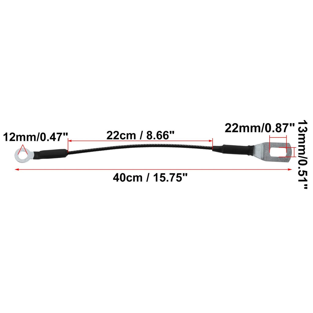 Tailgate Cables Support Straps for Toyota Tacoma (1995–2003) 65770-04030 Black