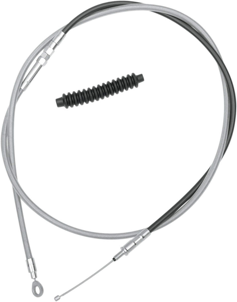 Braided Stainless Steel Clutch Cable for Drag Specialties (80")