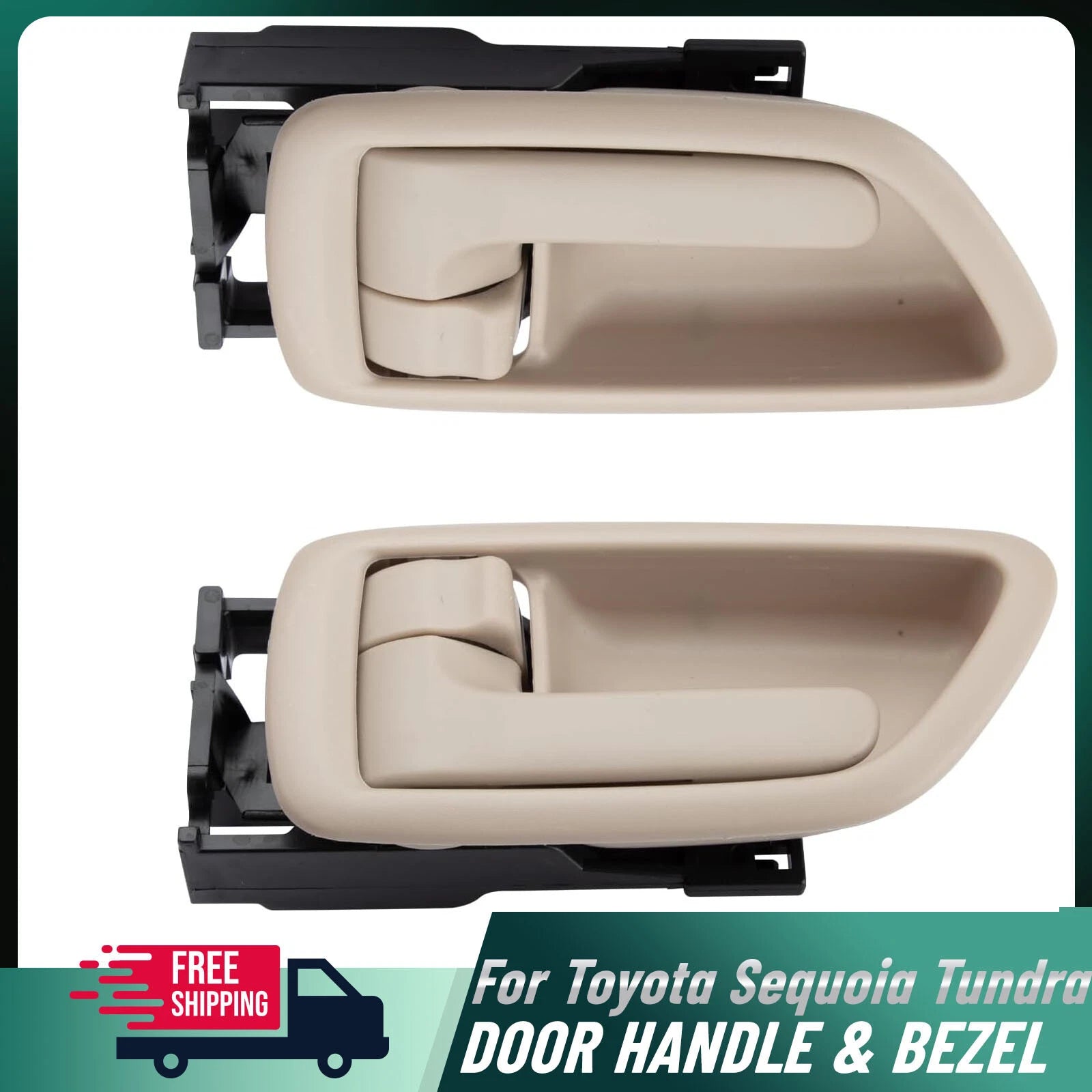 Pair Inside Interior Door Handle for Toyota Tundra Sequoia (2004–2007)