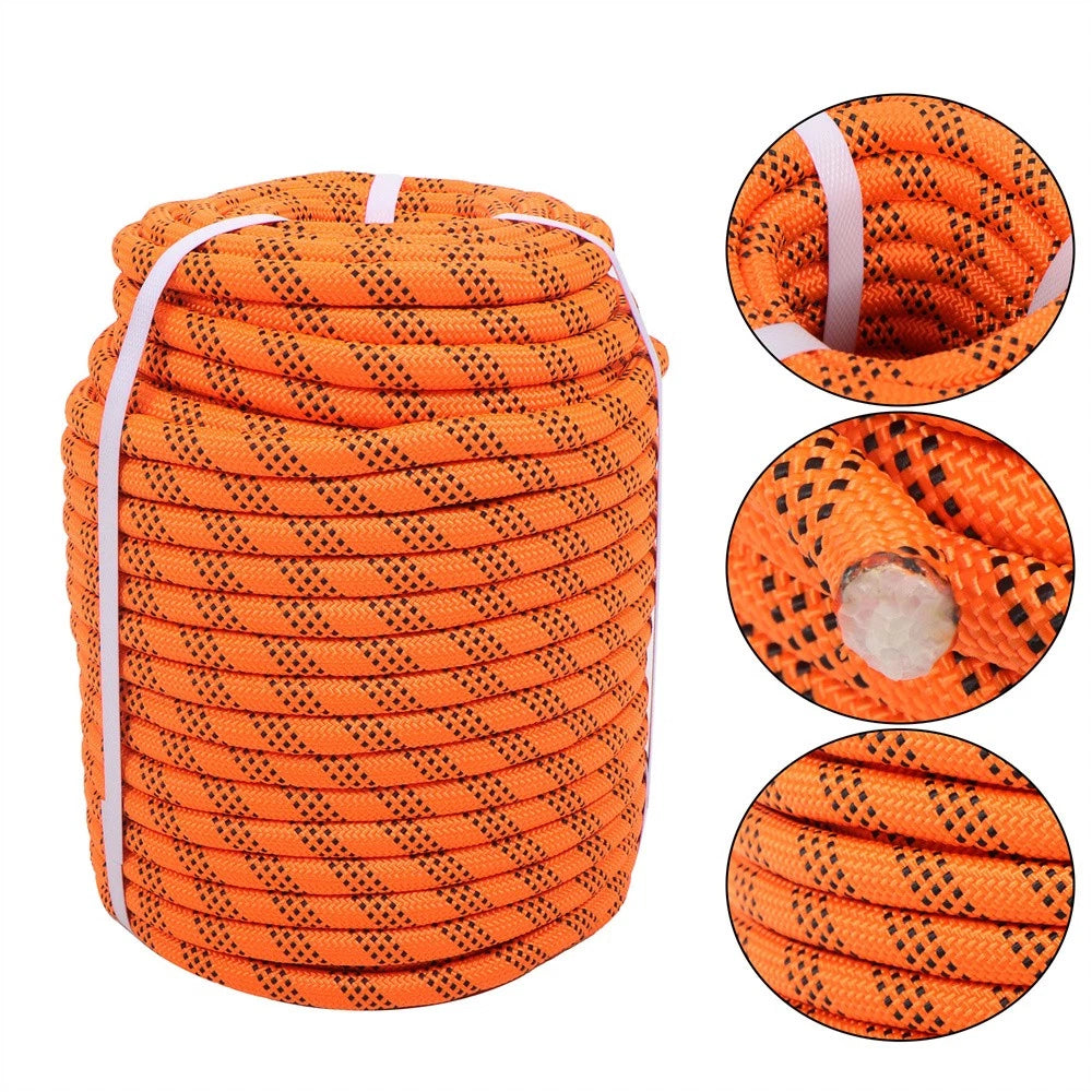 1/2" Polyester Braided Arborist Rope 150' (Rigging, 6500 Lbs)