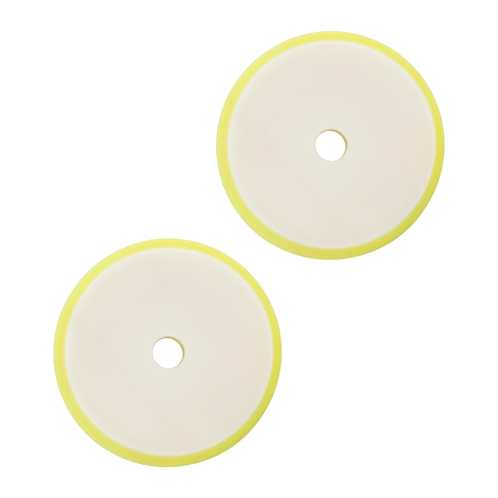 2x 6" Yellow Foam Car Buffing Sponge Pads for 5" Backing Plate (2024–2024)