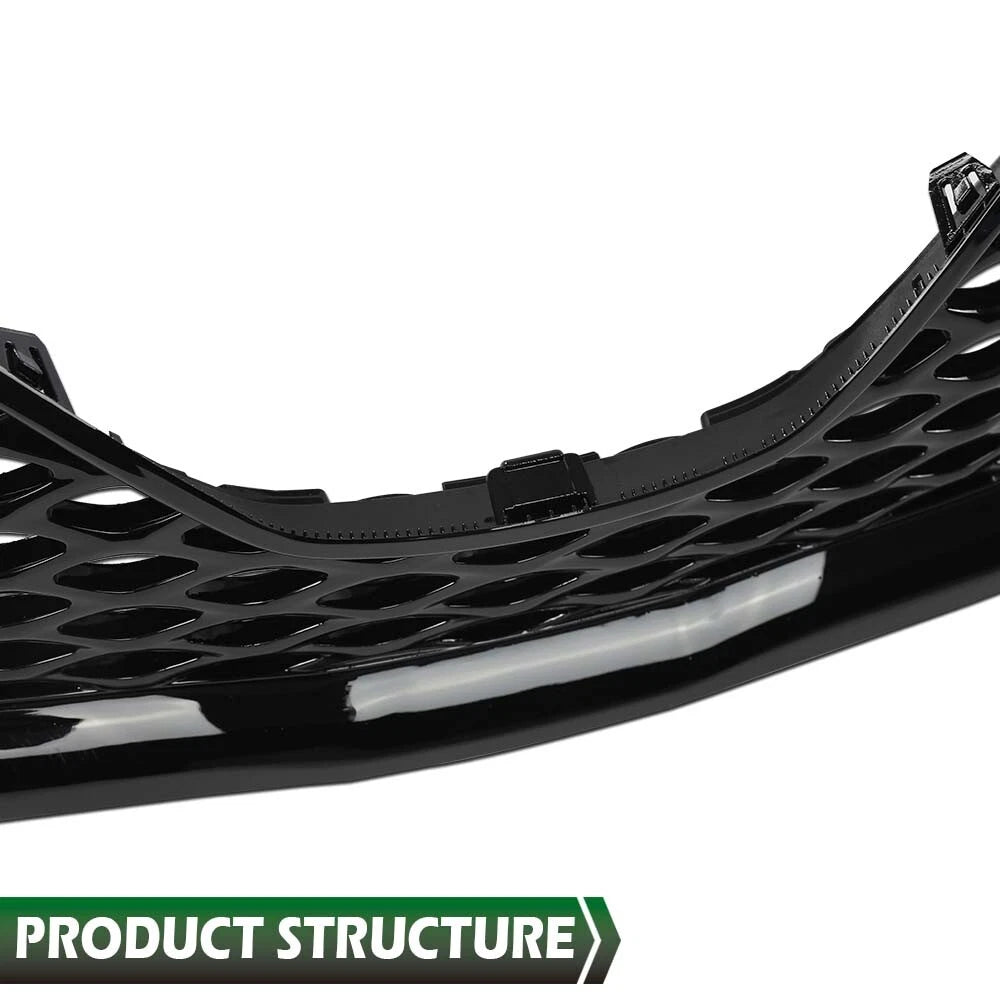 Front Bumper Upper Grille for Toyota Camry SE (2010–2011) Black