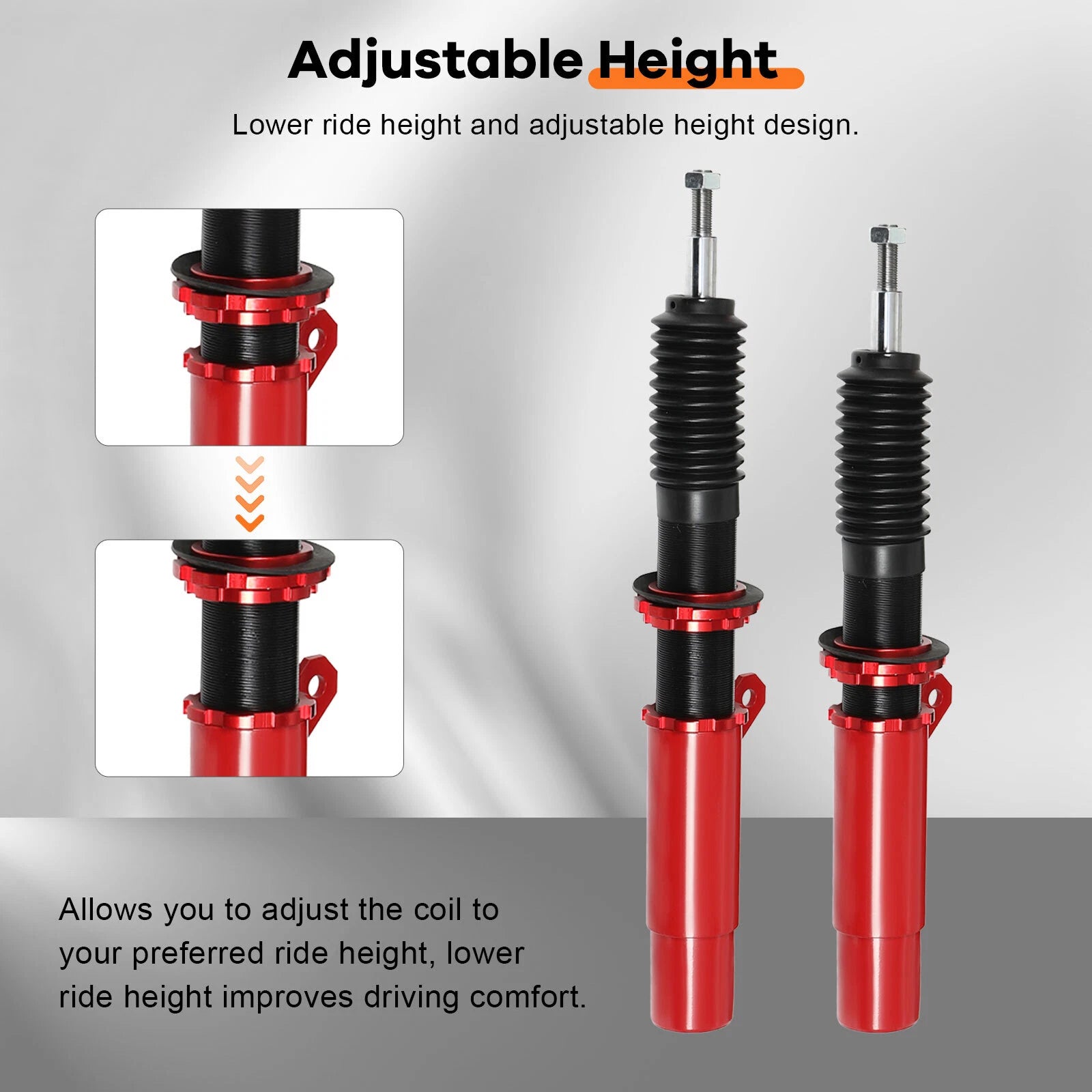 Coilovers for Honda Accord (2008-2012) Adjustable Height Shocks