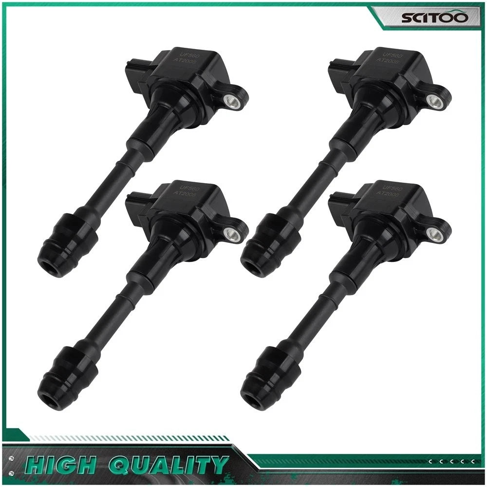 Set of 4 Ignition Coils for Isuzu Rodeo S Sport (2004) 8973154380 UF560