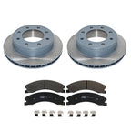 DuraGo Rear Rotors & TRW Pro Metallic Disc Brake Pads Kit for Express Savana 3500 (2003–2023)