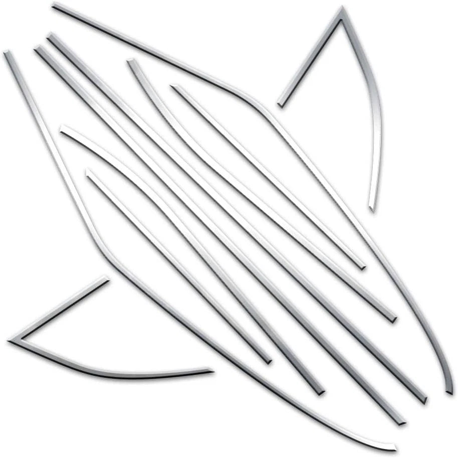 10pc. Luxury FX Polished Window Trim Package for 2019-2023 Chevy Blazer