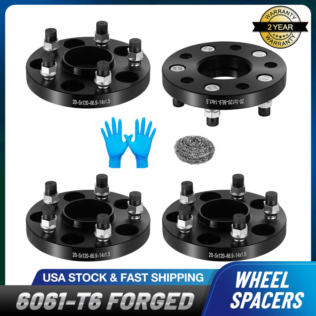Set of 4 Hub Centric Wheel Spacers for Pontiac G8, Chevy Camaro