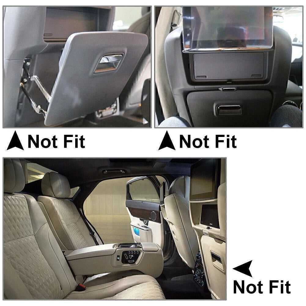 Front Seat Picnic Tray Latch for Jaguar XJ (2010–2015) Black