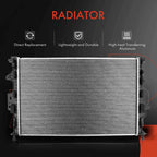 Radiator for Ford Focus (2013–2018) 2.0L Turbocharged Aluminum