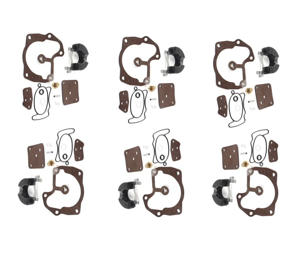 6-Pack Carburetor Rebuild Kit for Johnson Evinrude V4 (120-250 HP)