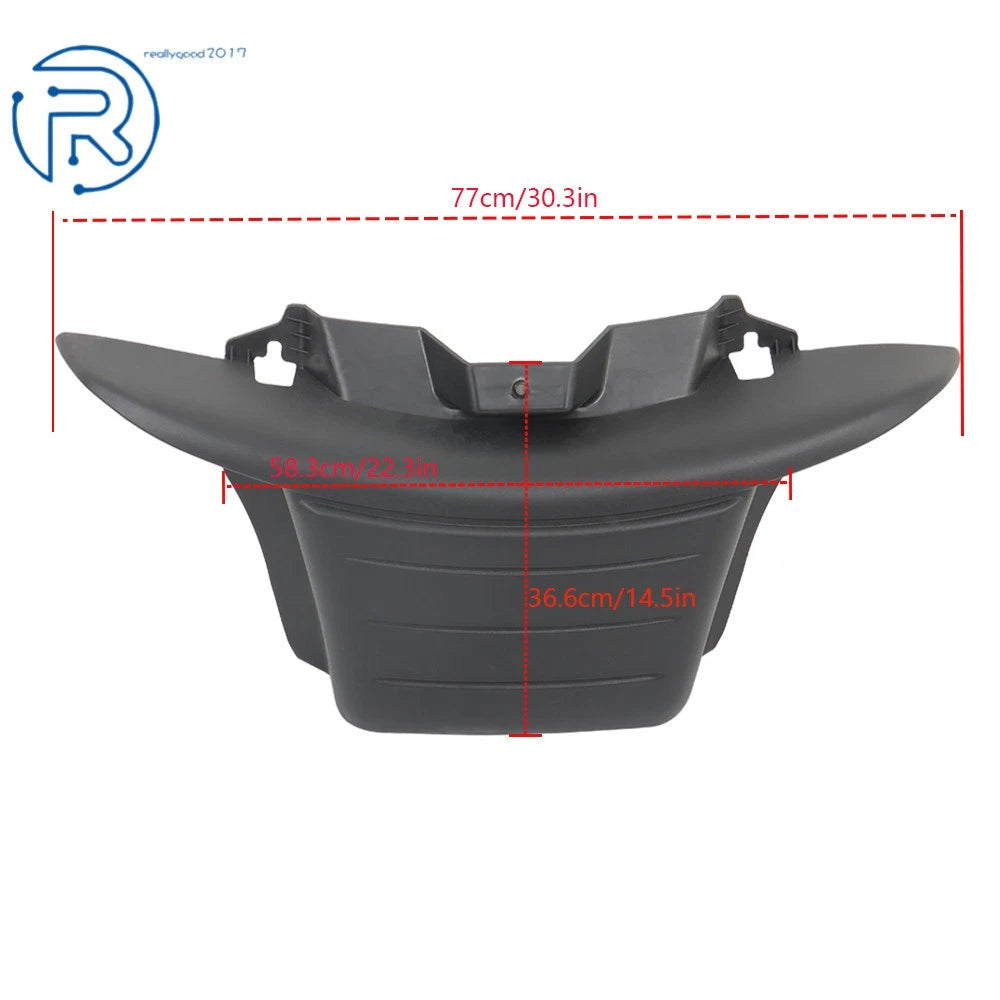 Front Bumper for E-Z-GO RXV Golf Cart (2016-Present) Black