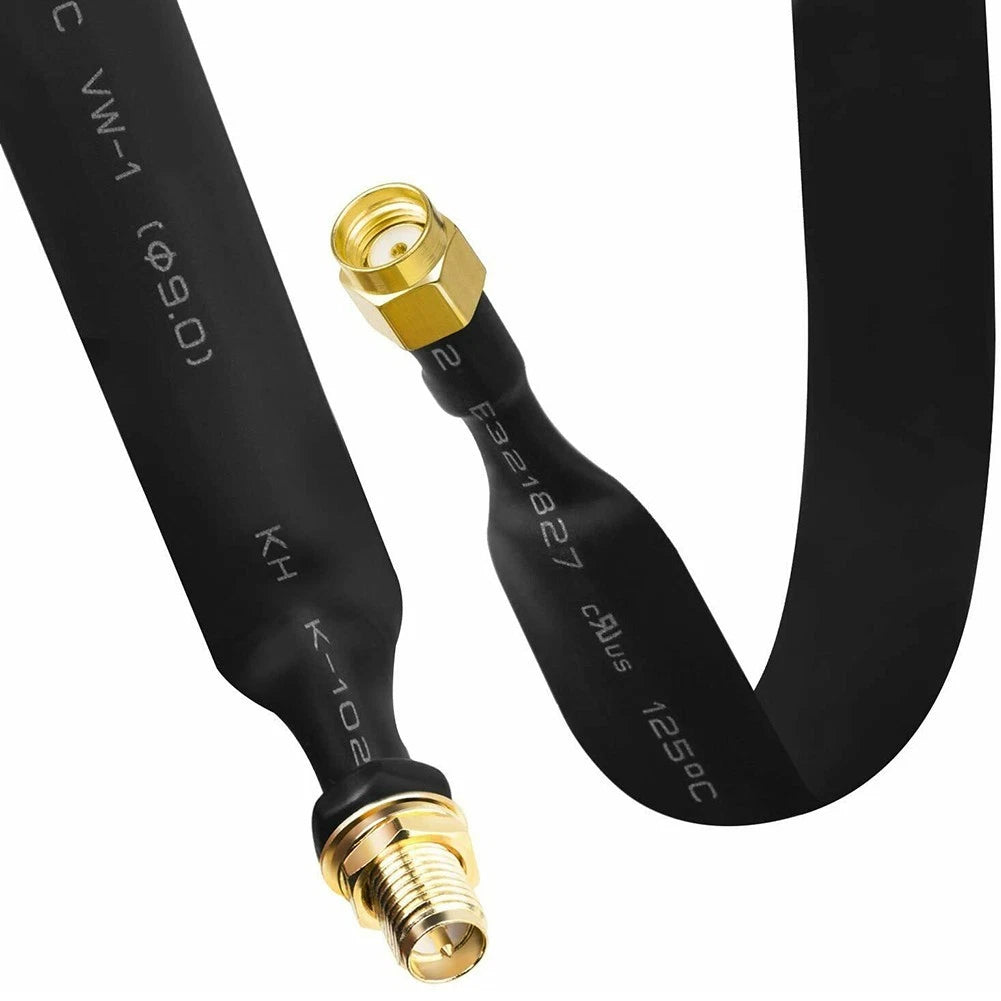 30cm RP-SMA Extension Cable for Indoor Miners Outdoor Antennas (802.11ac)
