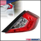 Right Outer Tail Light for Honda Civic Sedan (2016–2020)