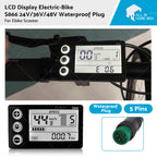LCD Display S866 for Ebike Scooter (24V 36V 48V) Waterproof