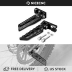 NICECNC Rear Stunt Foot Pegs for Surron Light Bee X S L1E (2019–2023)