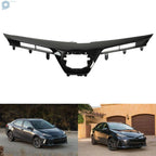 Front Upper Grille for Toyota Corolla SE XSE (2017–2019) Black Plastic