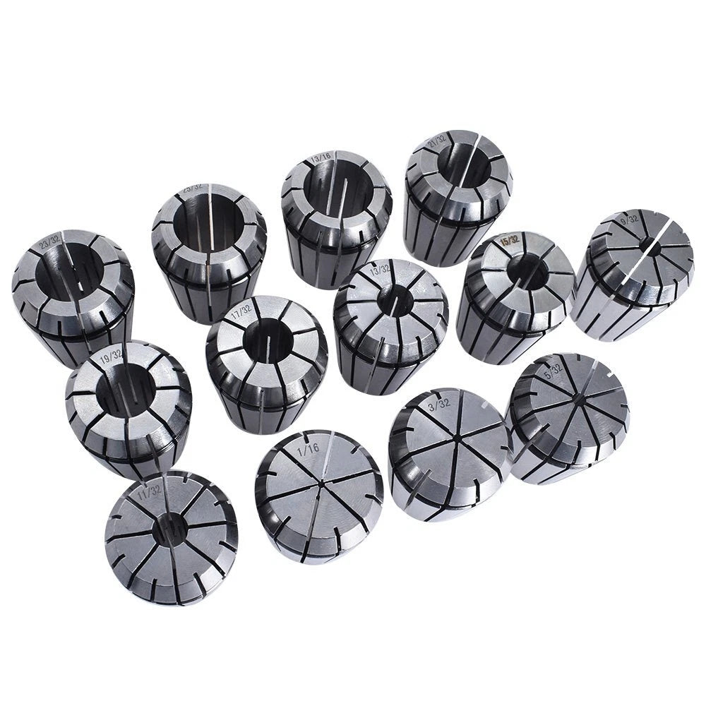 13PC ER32 Spring Collet Set for CNC Milling Lathe Engraving Machine