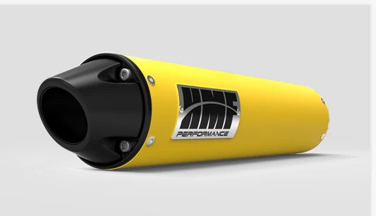 HMF Performance Slip On Exhaust for Honda TRX400EX (2000–2009) - Yellow, Black Endcap