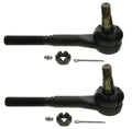 Set of 2 Outer Steering Tie Rod Ends Moog for Chevy G10 G20 GMC G1500 G3500