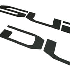 Matte Black Tailgate Letters Replacement for 2023–2025 Ford Super Duty