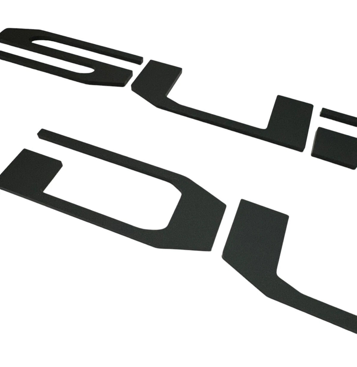 Matte Black Tailgate Letters Replacement for 2023–2025 Ford Super Duty