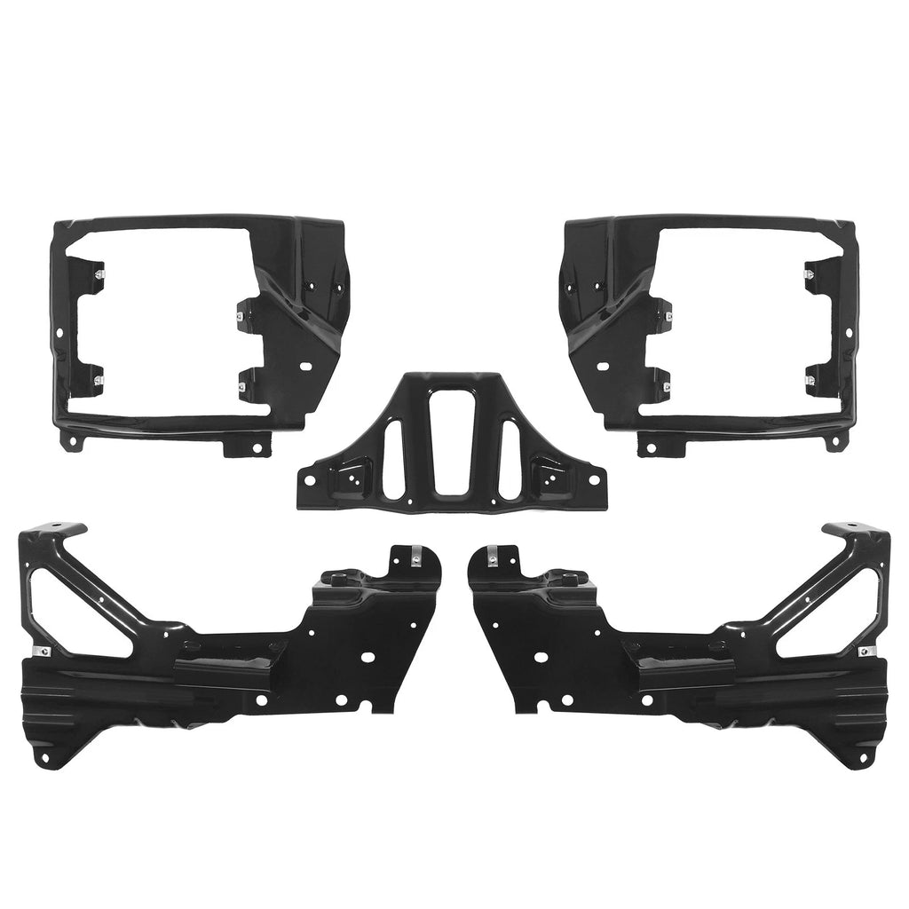 Front Bumper Support & Mount Bracket Set for Chevrolet Silverado 1500 (2016–2018)
