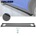 Carbon Fiber Style Side Skirt Diffusers for Tesla Model X (2016–2021)