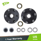 2 Pack Trailer Hub Kit for 3500 lbs. #84 Spindle (Fits 6 on 5.5")