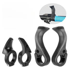 Handlebar Grip Pair for Mountain Bike (Nylon, Thumb Rest)