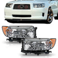 Set of 2 Halogen Headlights for Subaru Forester (2006–2008) 84001SA461