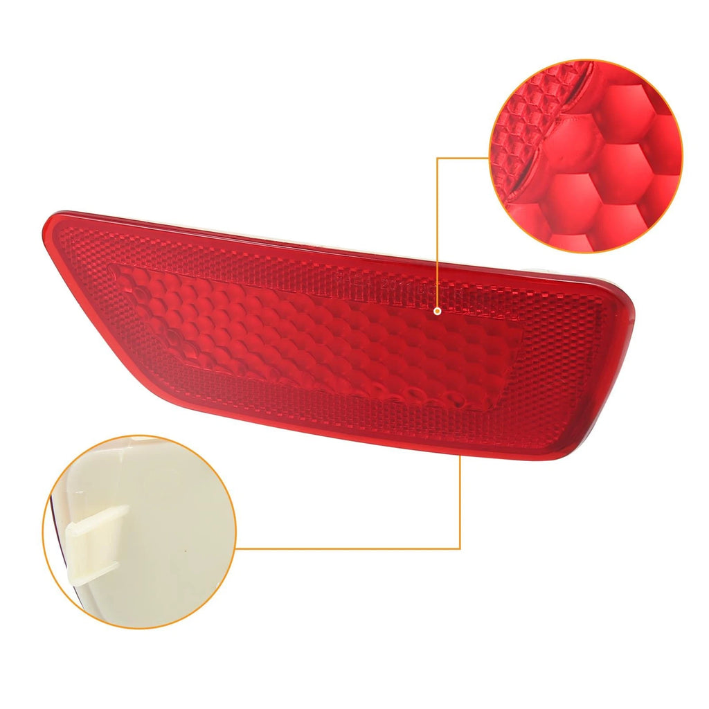 Pair Rear Bumper Reflector for Jeep Grand Cherokee, Compass, Dodge Journey (2005–2021)
