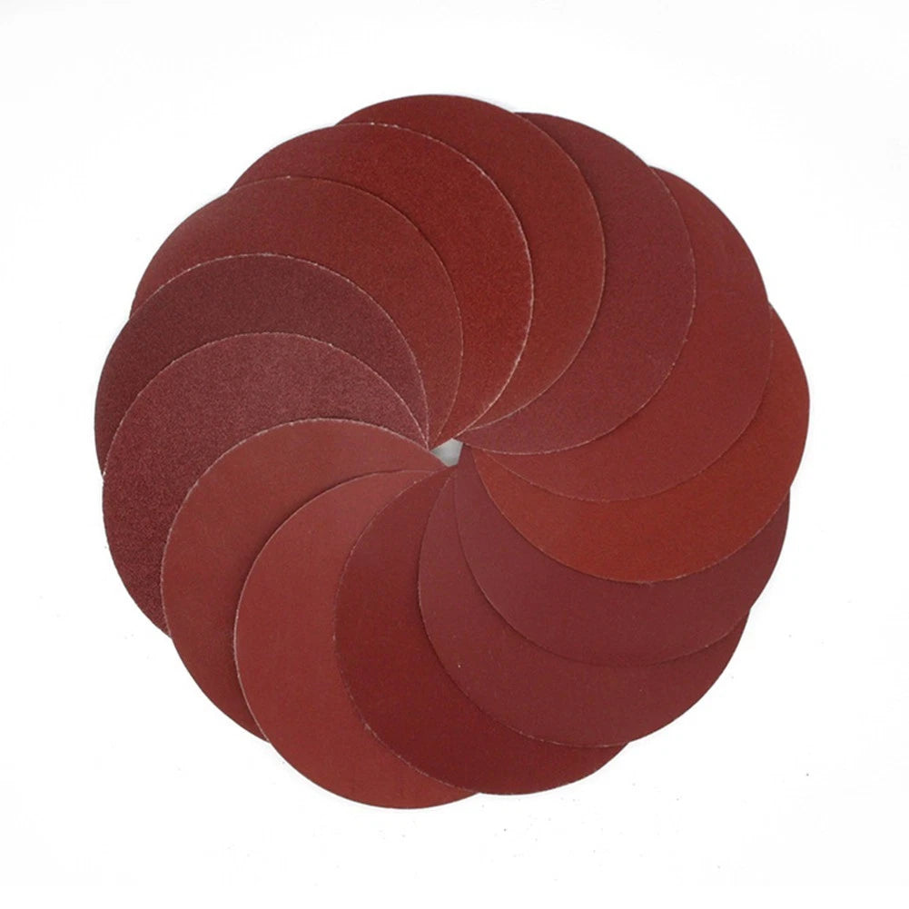 10pcs 5" Sandpaper Polishing Discs 40-2000 Grit for Automotive Use