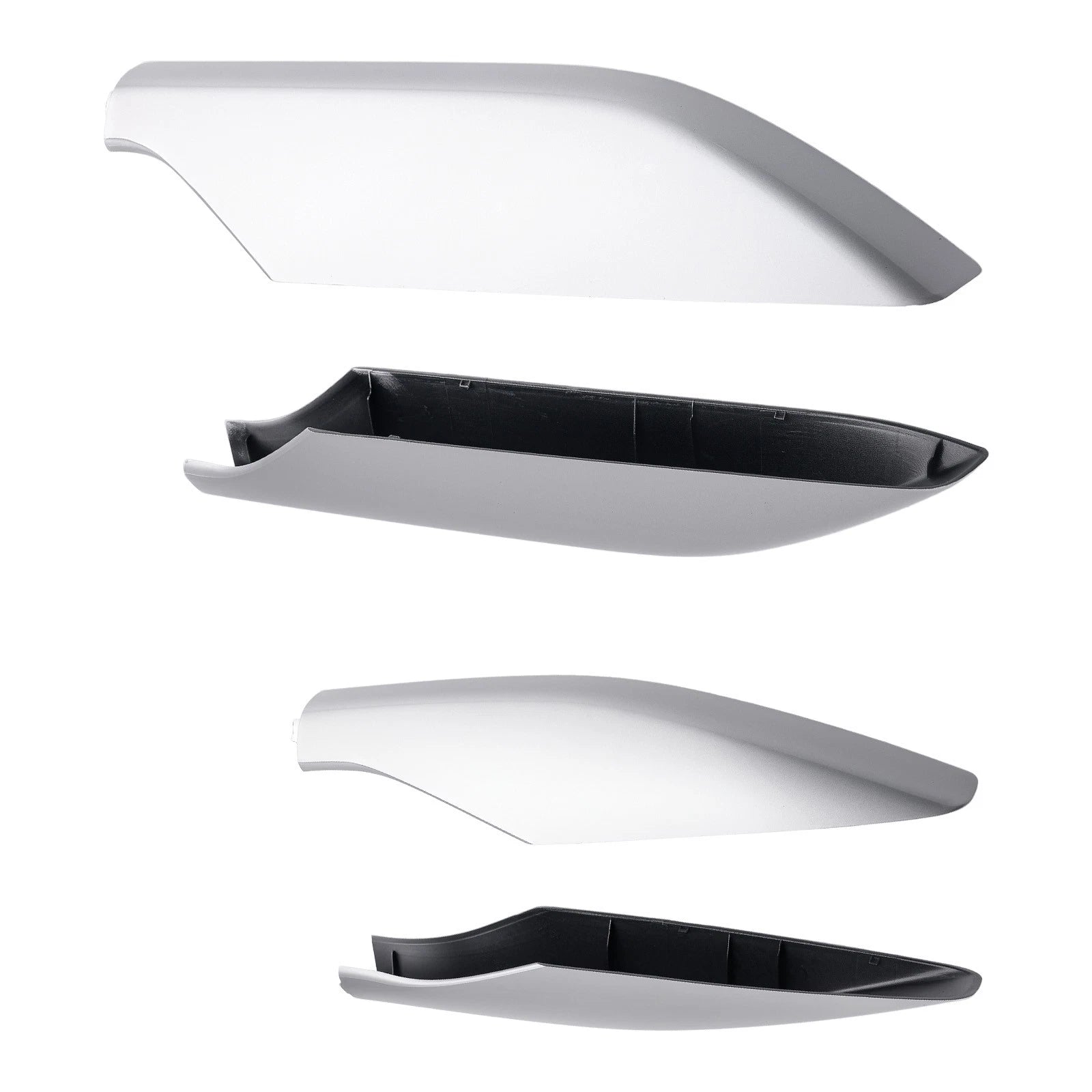 Set of 4 ABS Roof Rack Rail Covers for Lexus GX470 (2003–2009) Silver